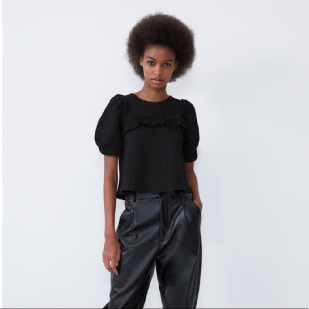 Zara Ruffled Top